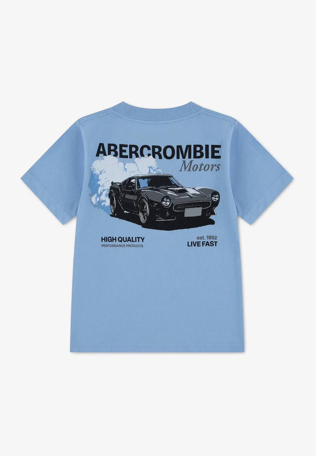 Моторы - футболка с принтом Abercrombie & Fitch, Blue — фото 2