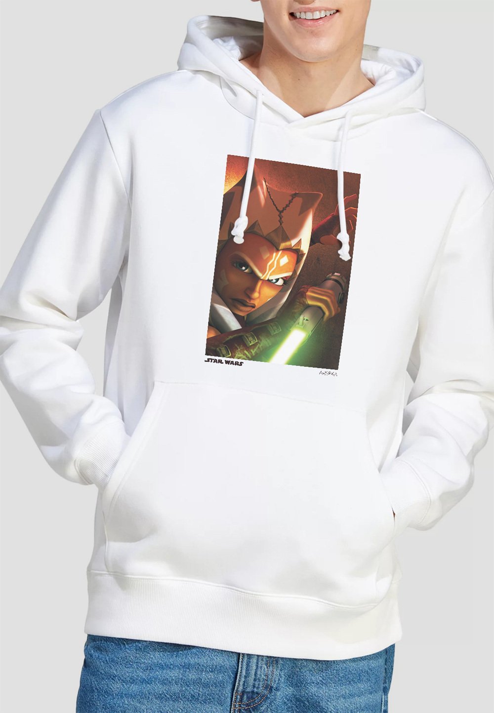 

Толстовка с капюшоном AHSOKA Star Wars, белый