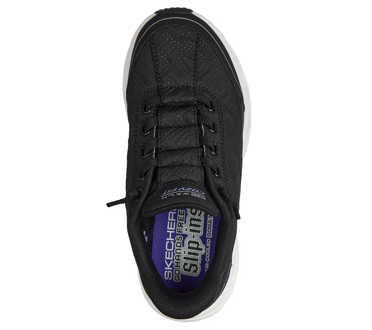 Детские слипоны GO WALK Glide-Step 2.0 - Cozy Fit Skechers, черный — фото 2