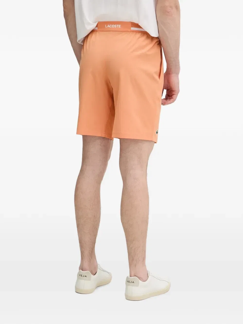 Шорты Lacoste X Новак Джокович, оранжевый — фото 3