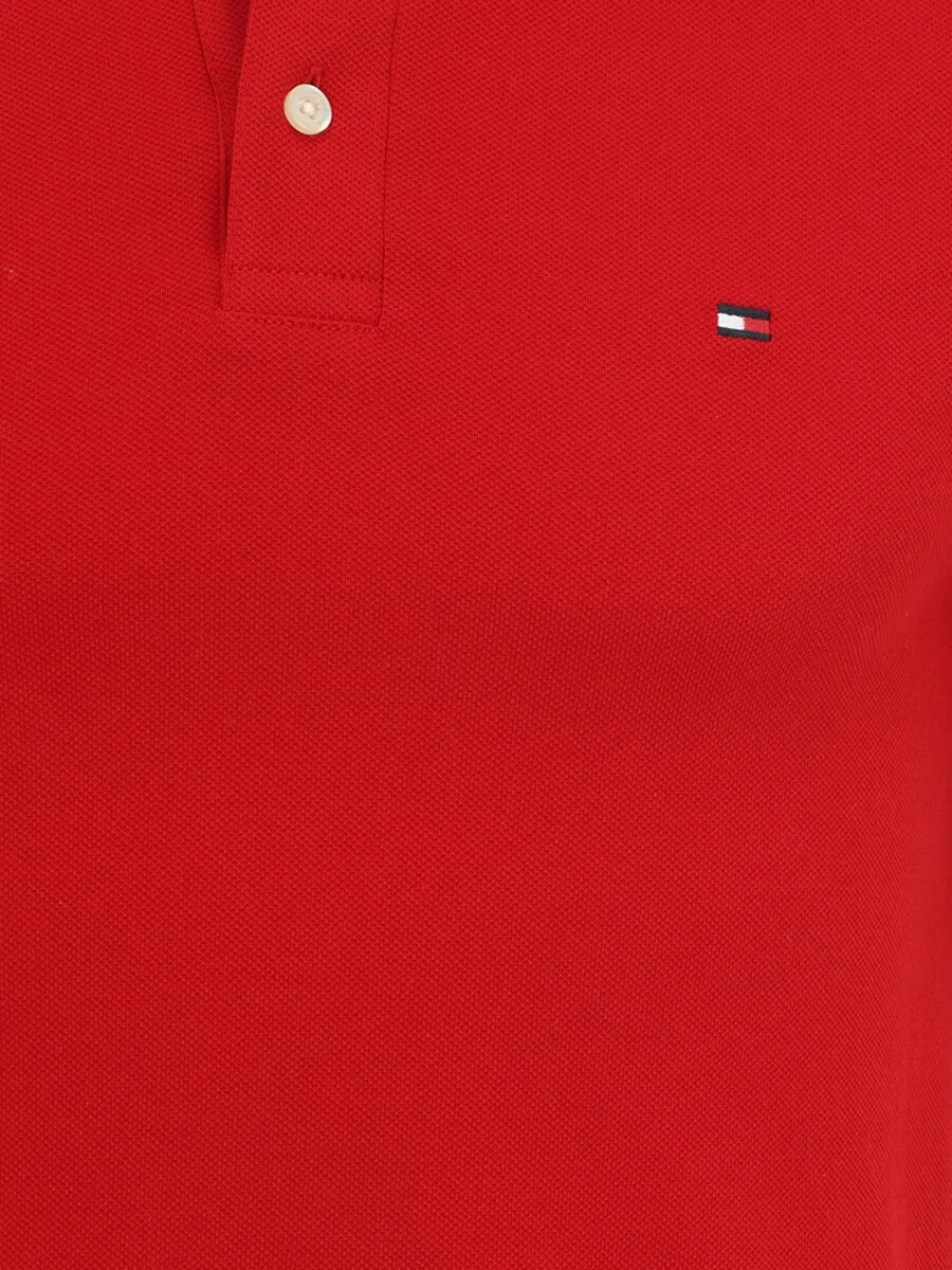 Рубашка TOMMY HILFIGER '1985 Slim Fit' красного цвета — фото 3