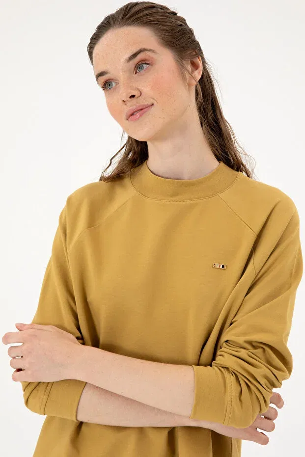 Женские свитшот с длинным рукавом U.S. Polo Assn., Oil — фото 2