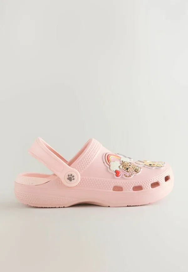 Тапочки с принтом Hello Kitty Regular fit - clogs - pool slides Next Pink Pets, розовый — фото 4