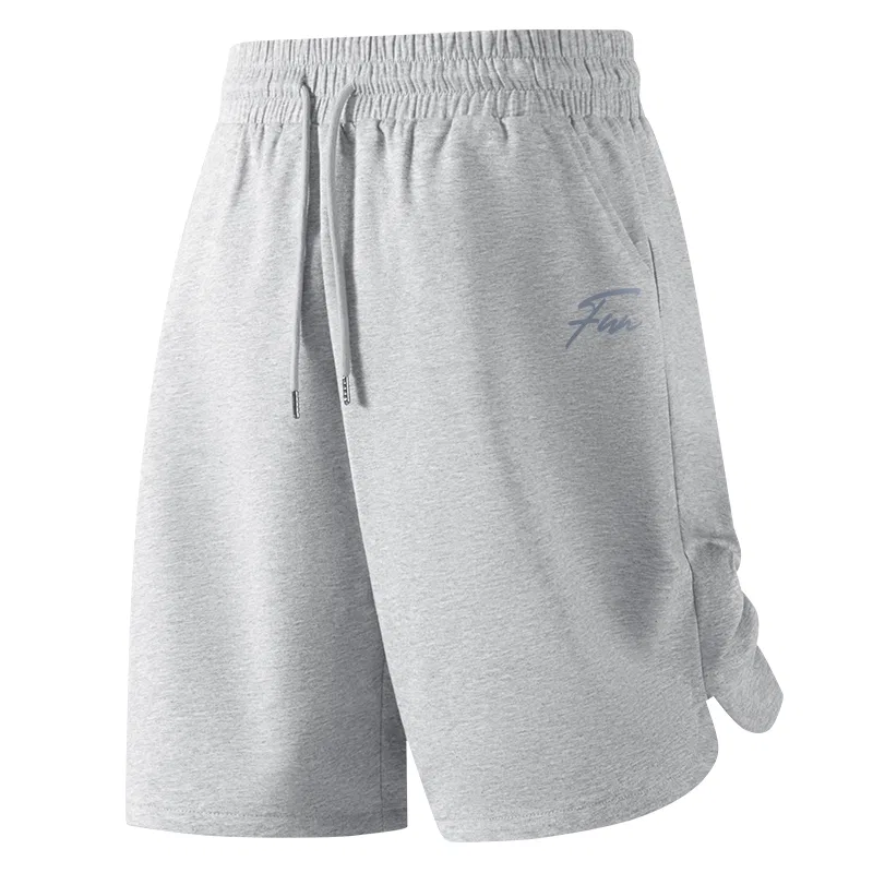 Детские шорты из тяжелого хлопка Heather Gray, MINISO