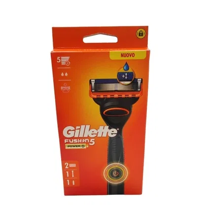 Бритвенный станок Gillette Fusion 5 с 2 сменными картриджами и батарейкой