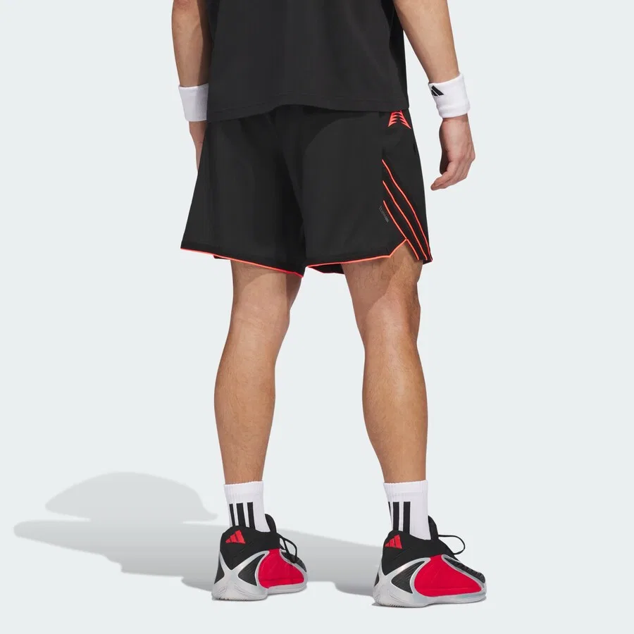 Спортивные шорты ADIDAS PERFORMANCE свободного кроя 'Anthony Edwards' черного цвета — фото 3