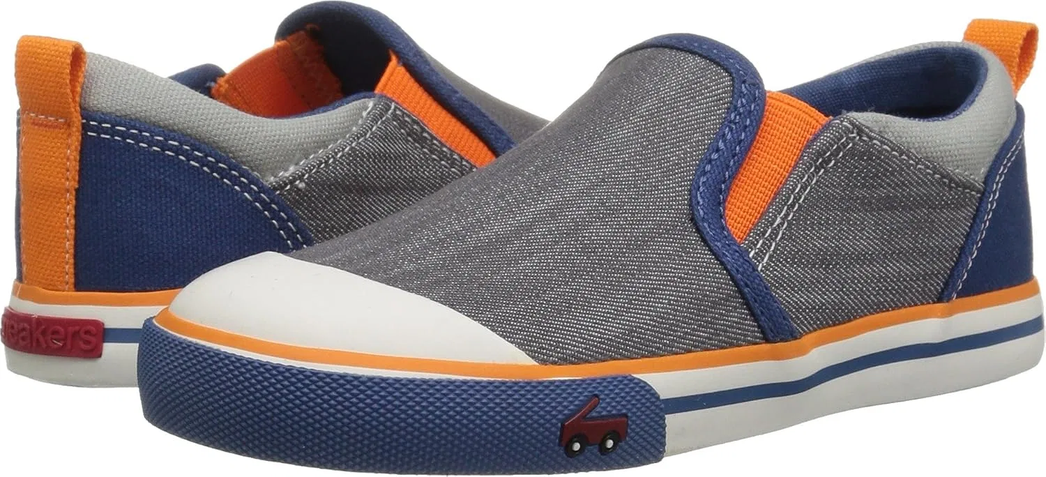 Детские кроссовки для мальчиков Slater See Kai Run, Gray/Blue — фото 2