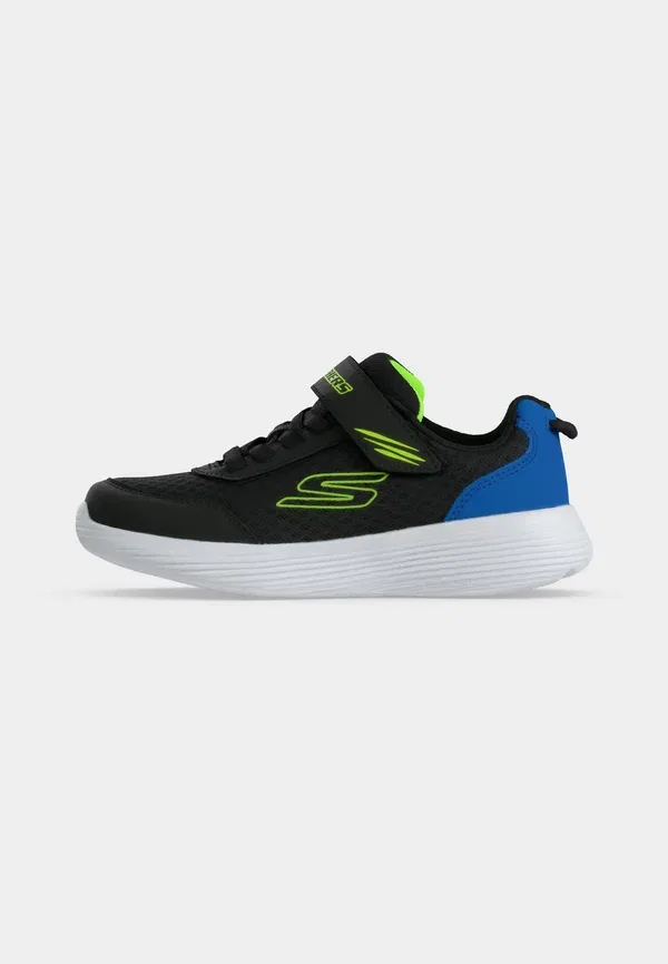 Кроссовки с холодным утеплителем Go run 400 v2 Skechers Performance, lime, черный/синий/салатовый — фото 2