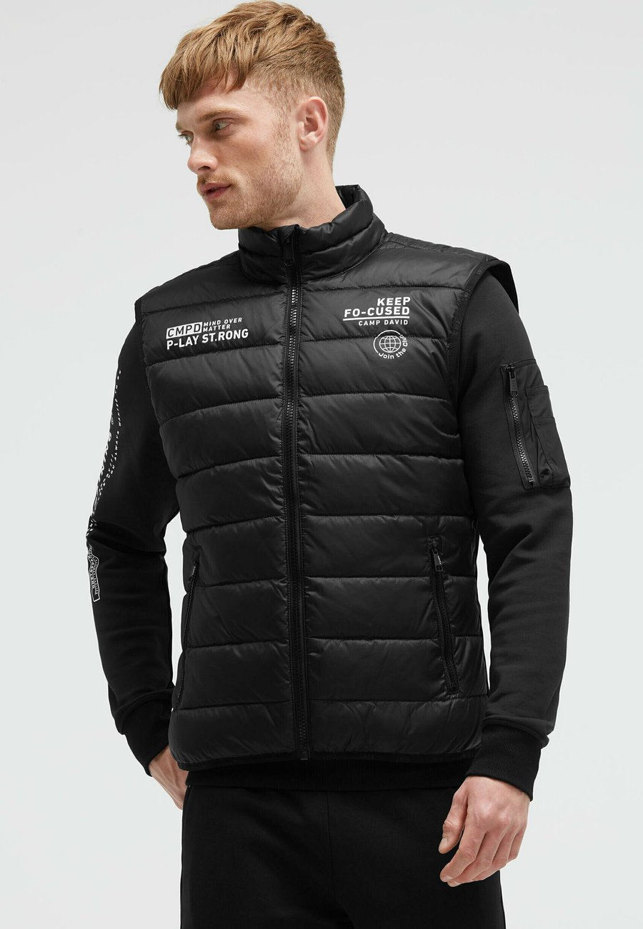 

Куртка Camp David OUTDOOR-IM MATERIALMIX MIT SHINY PRINTS, Black