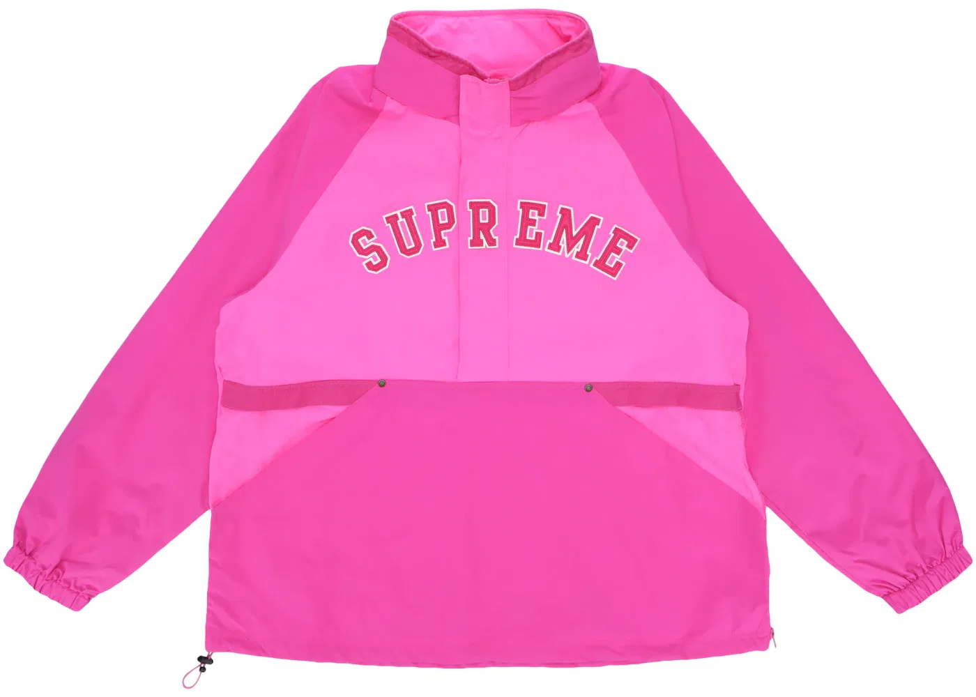 Мужской анорак с принтом Supreme Court Half Zip Pullover, пурпурный
