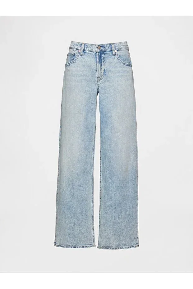 Женские джинсы с принтом 90s jean pants Gap, Light Blue000 — фото 2