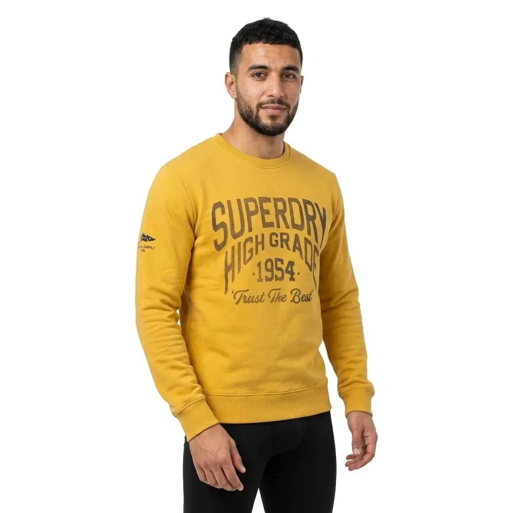 Свитшот Relaxed Superdry Coastal, желтый — фото 3