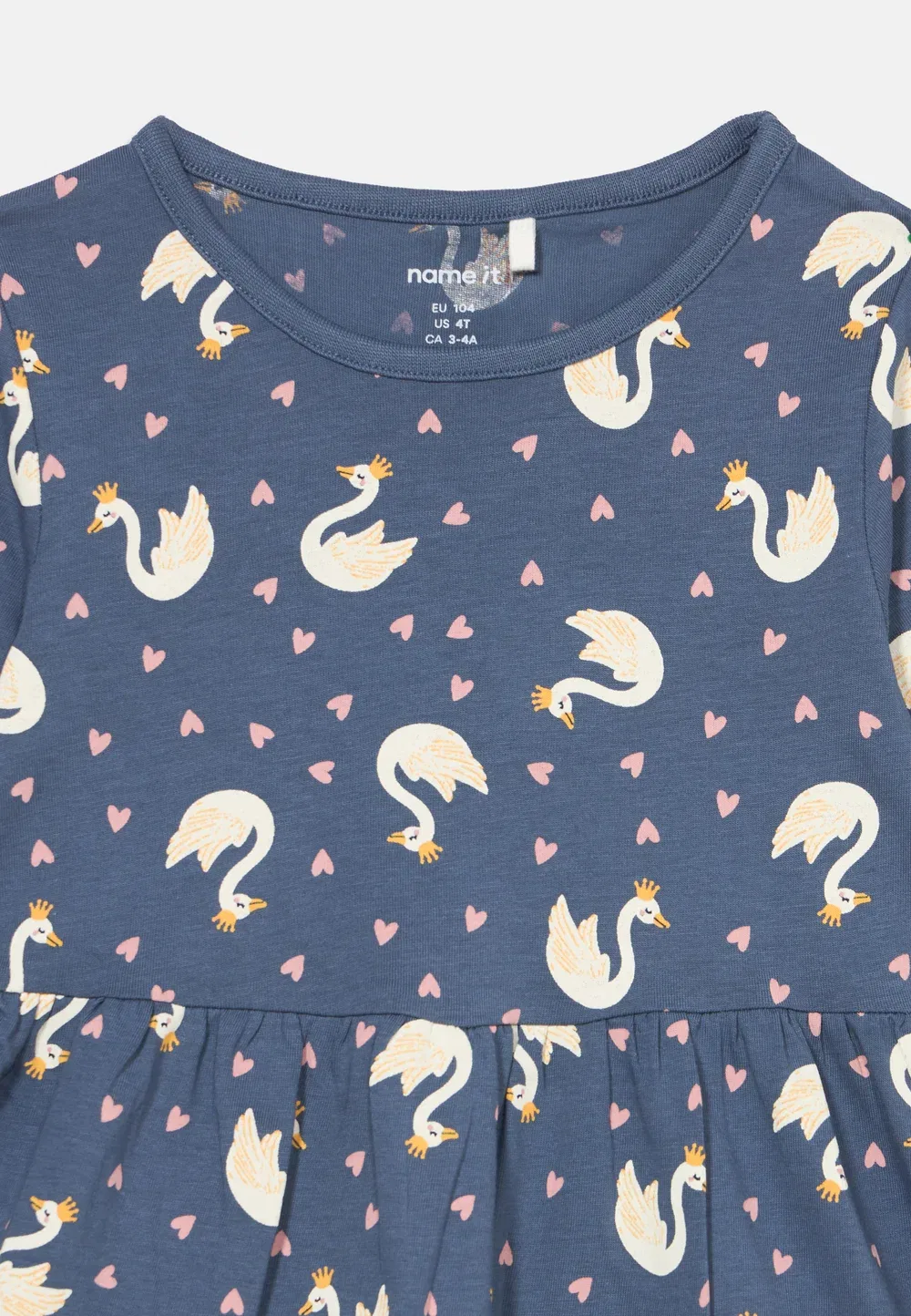 Платье Nmfvilisa - трикотажное платье Name It, Vintage Indigo — фото 4