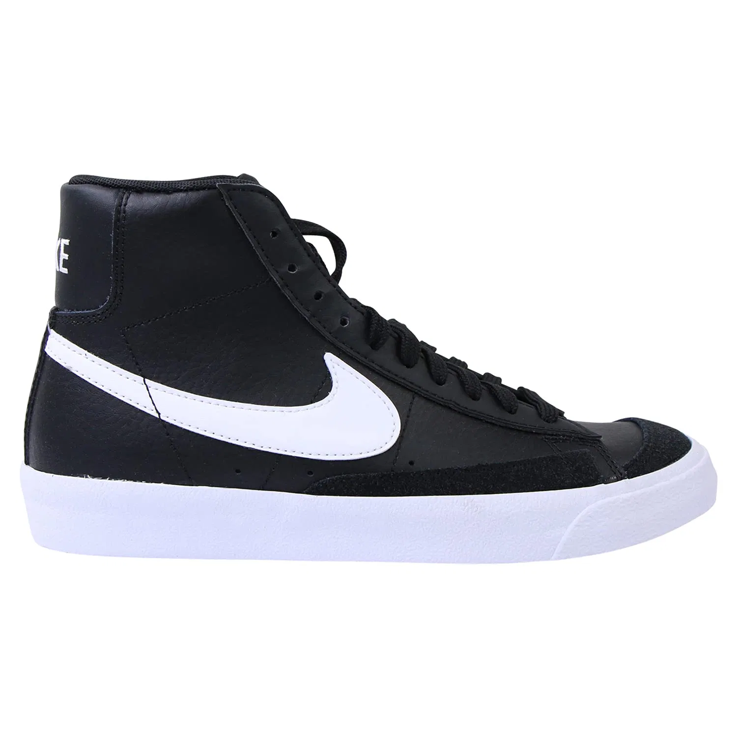 Детские кроссовки для мальчиков с высоким верхом '77 Mid Blazer NIKE, Black White