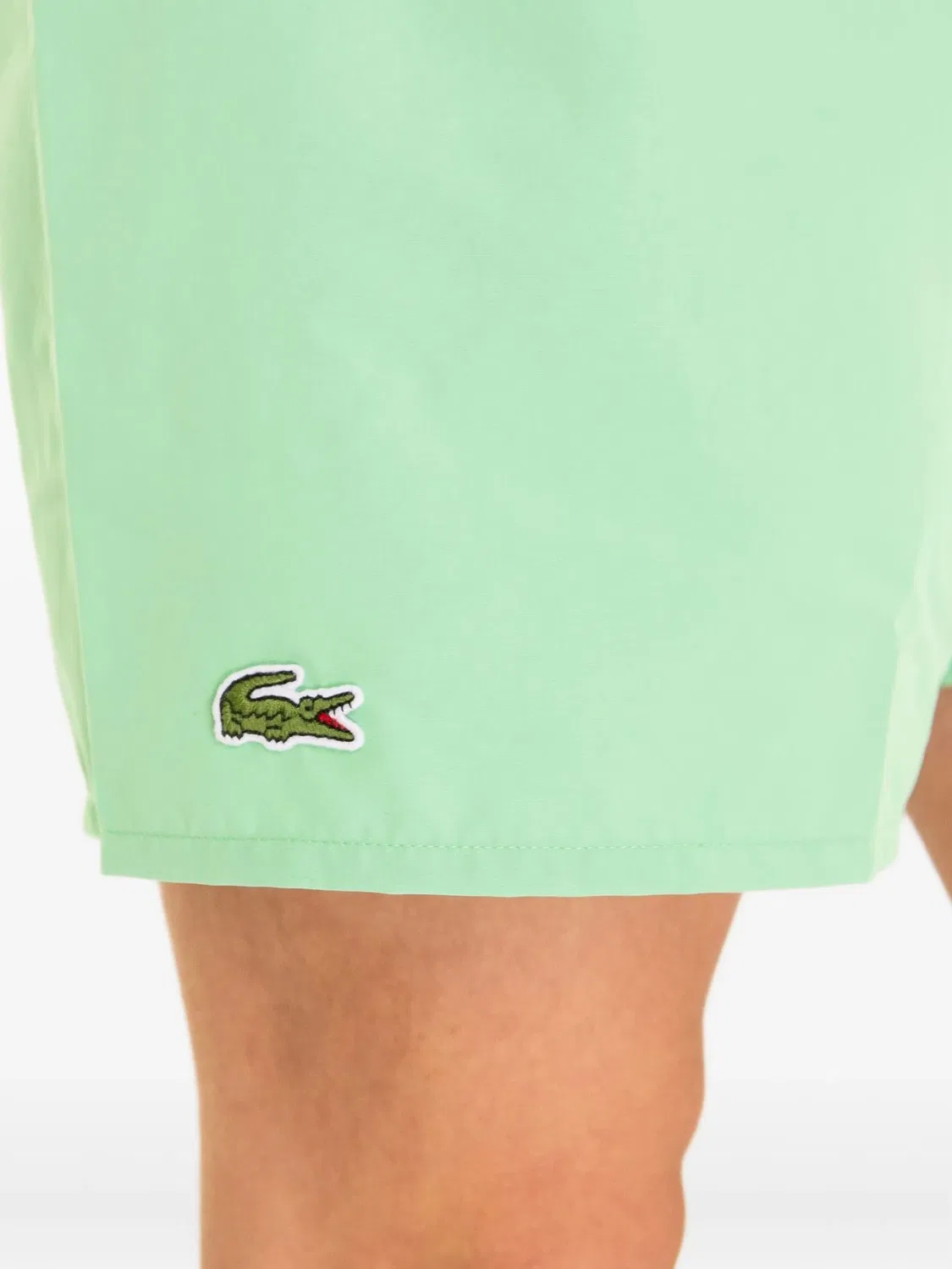 Пляжные шорты на кулиске, зеленые Lacoste, зеленый — фото 2