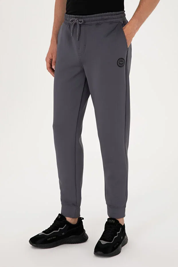 Мужские спортивные штаны с принтом U.S. Polo Assn., Anthracite — фото 2