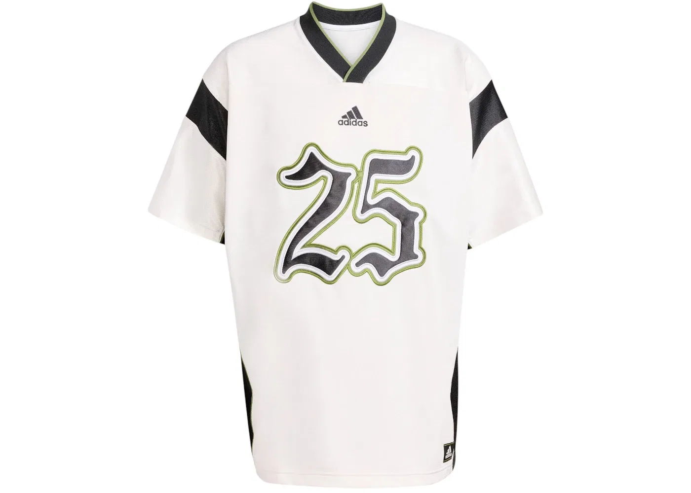 Мужская джерси с принтом Jersey Adidas, Cloud White Black