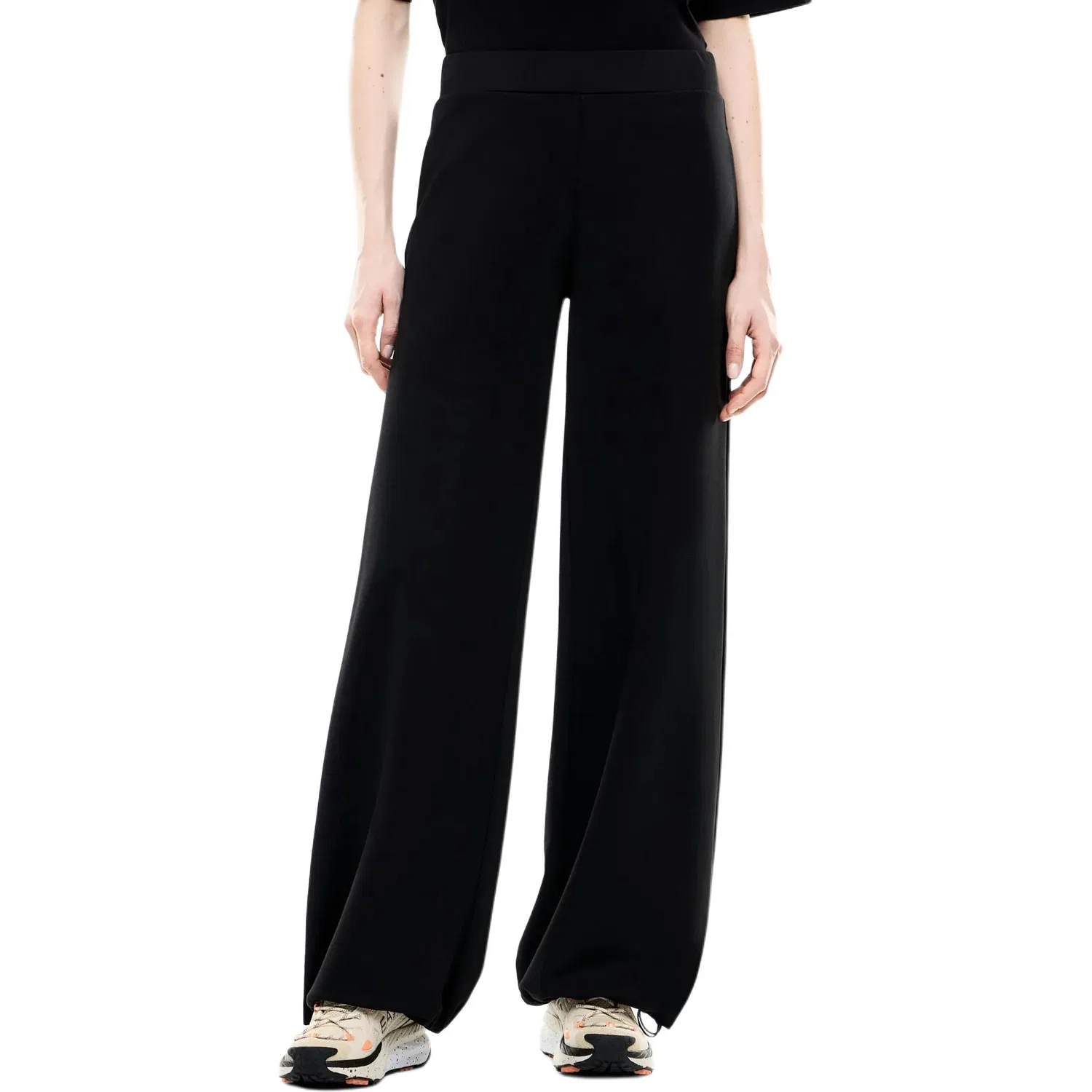 Трикотажные спортивные штаны свободного кроя, Black, EMPORIO ARMANI — фото 3