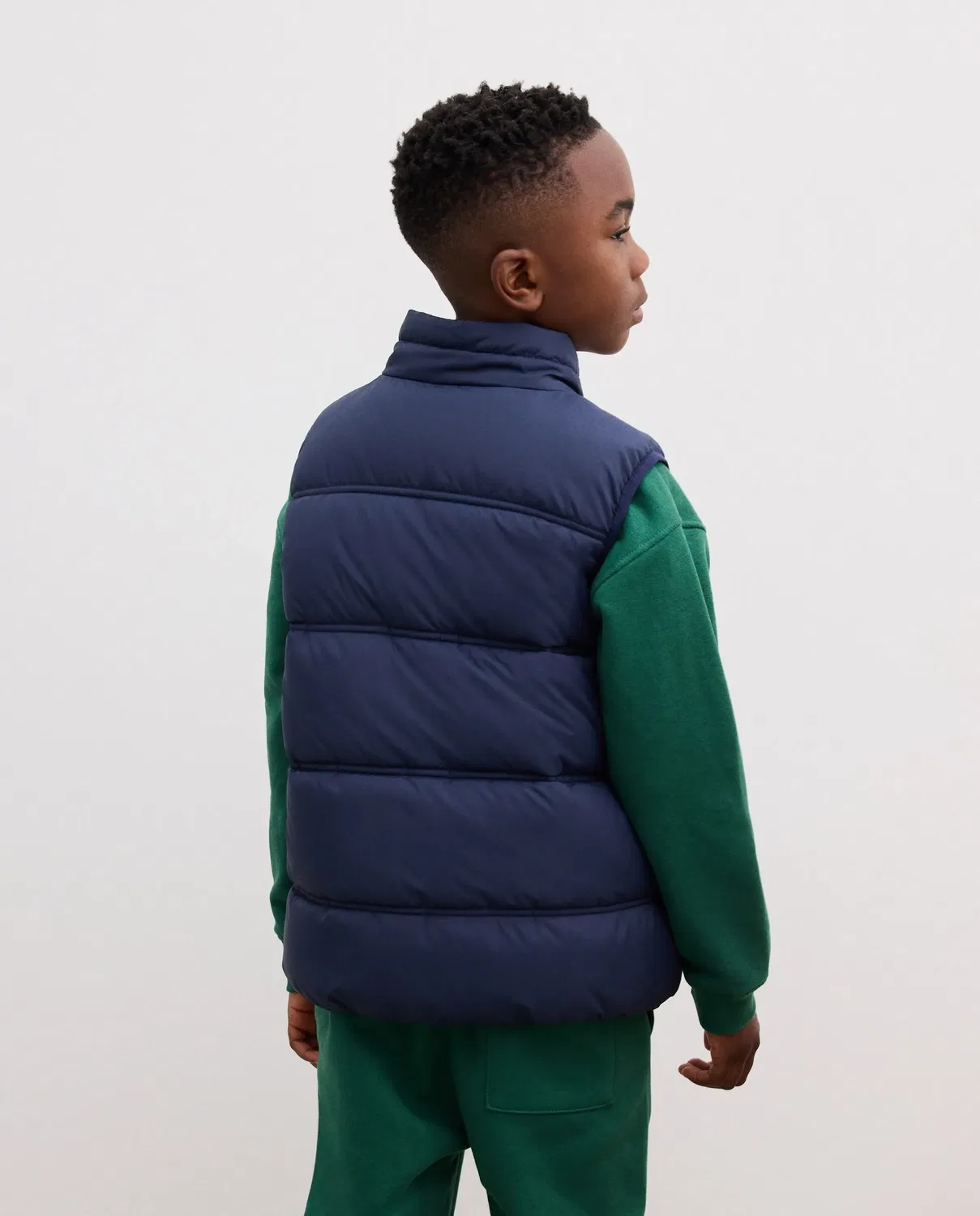 Детский жилет для мальчиков однотонный Kids El Corte Inglés, Azul Marino — фото 3