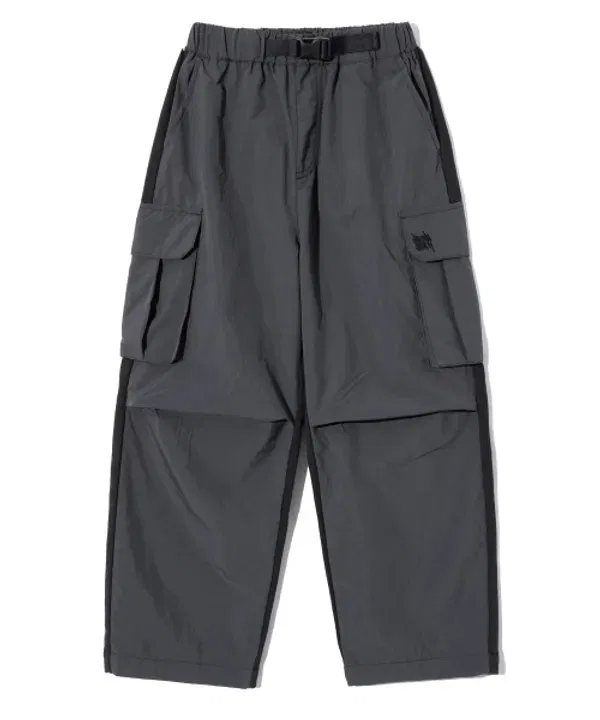 Карго брюки для мальчиков Kids tag cargo pants, Brownbreath Kids, темно-серый — фото 2