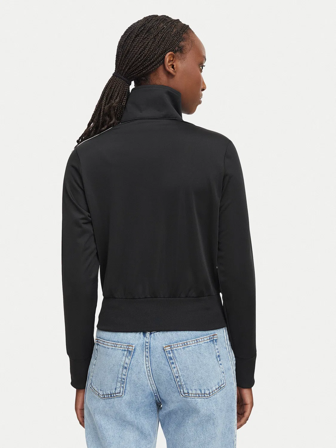 Женская толстовка стандартного кроя Firebird Classic Track Jacket Adidas, черный — фото 3