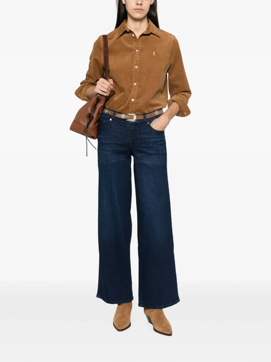 Рубашка Polo Ralph Lauren из вельвета, коричневый — фото 4