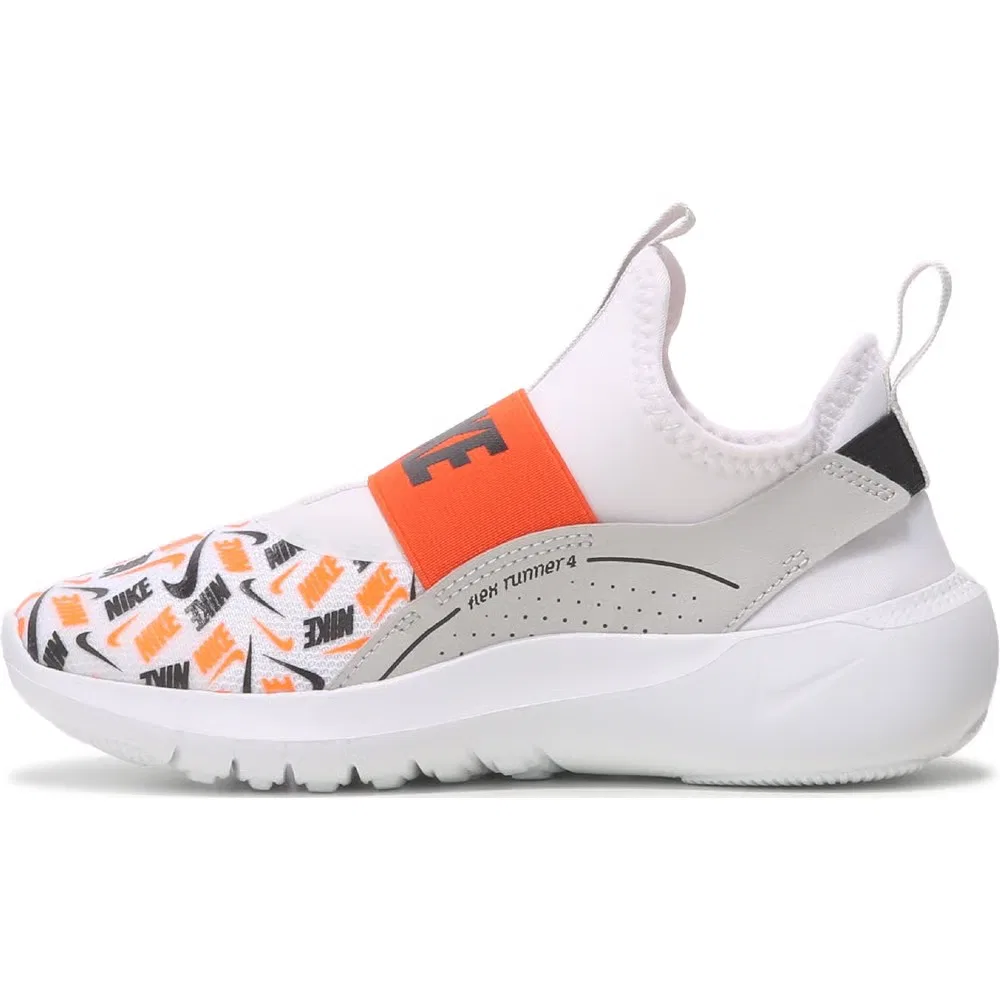 Детские кроссовки Flex Runner 4 без шнурков для малышей Nike, White Jdi — фото 3