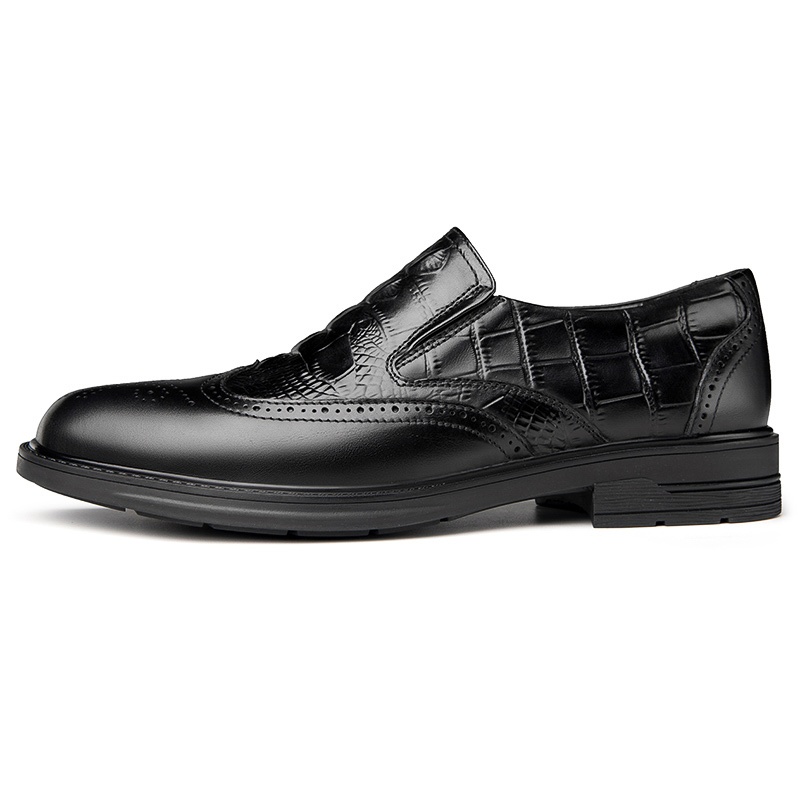 

LAORENTOU Мужские повседневные туфли с низким верхом, черные/коричневые