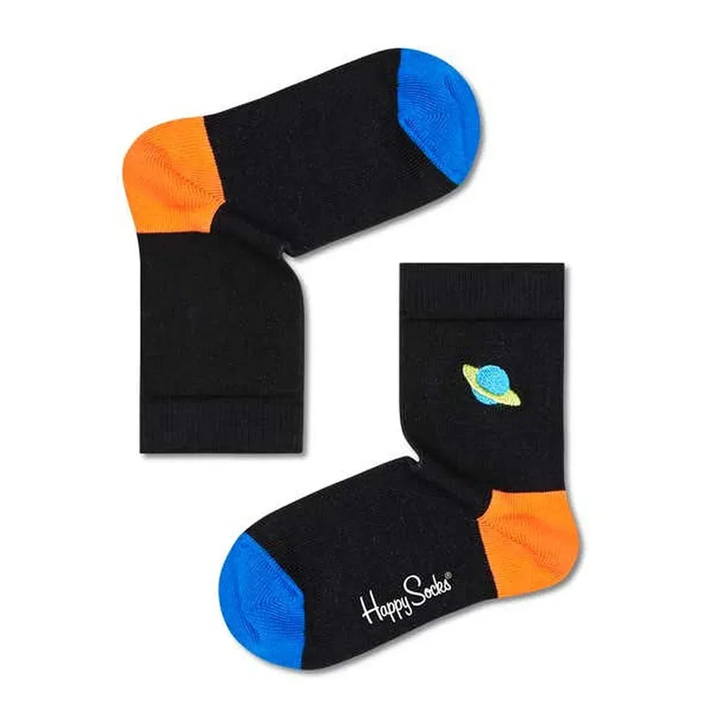 Носки Embroidery Saturnus Happy Socks, черный