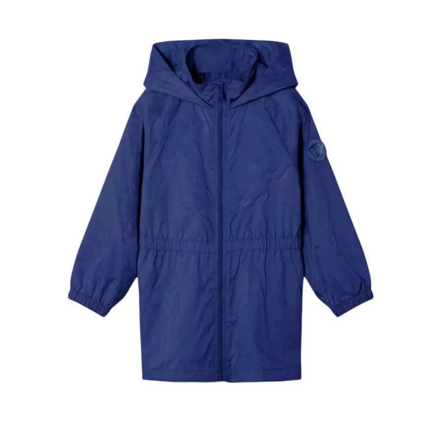 Парка с капюшоном Barocco Jacquard Young Versace, Imperial Blue