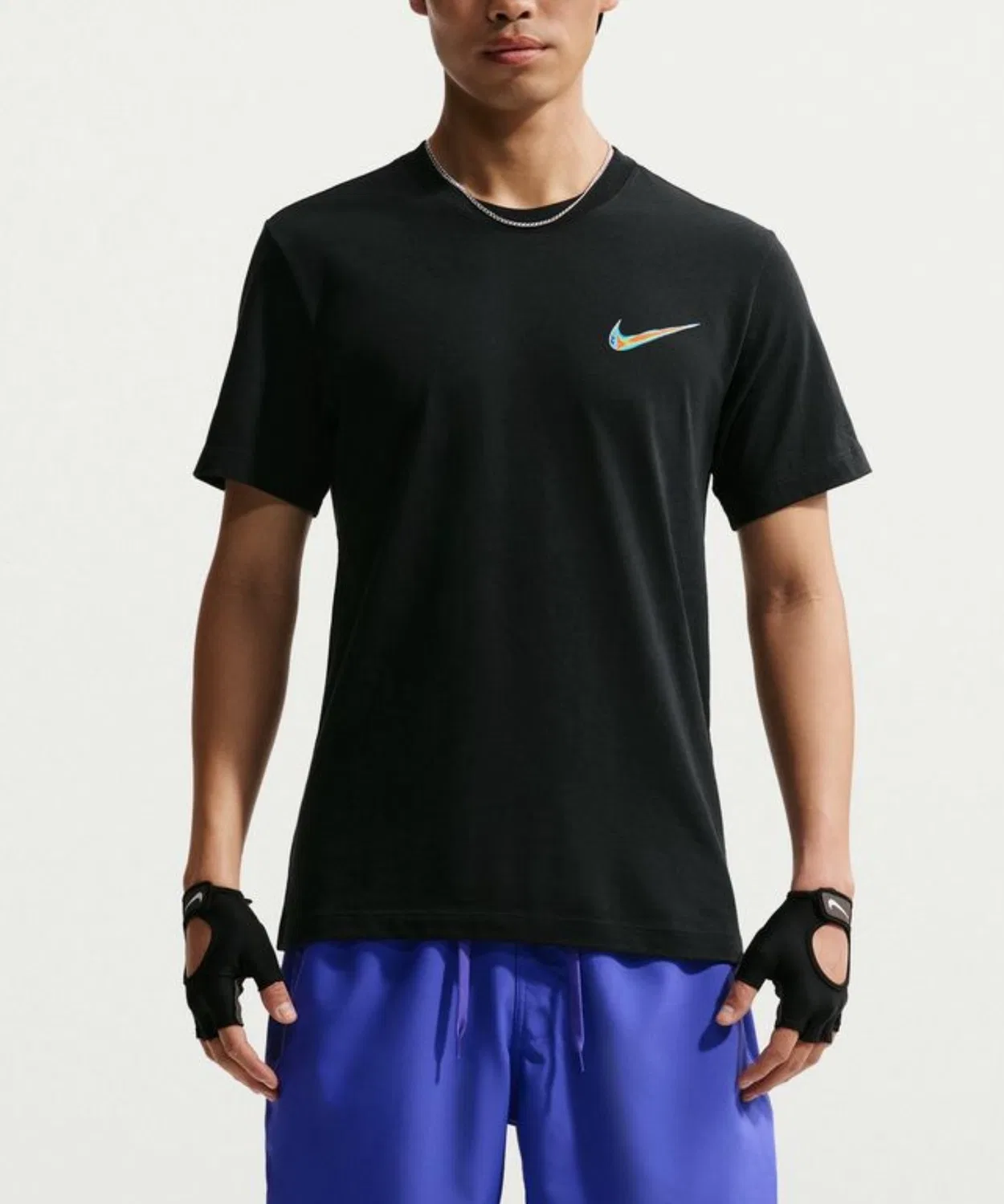Мужская футболка с коротким рукавом NIKE STD TRAIN THERMAL S/S, Черный