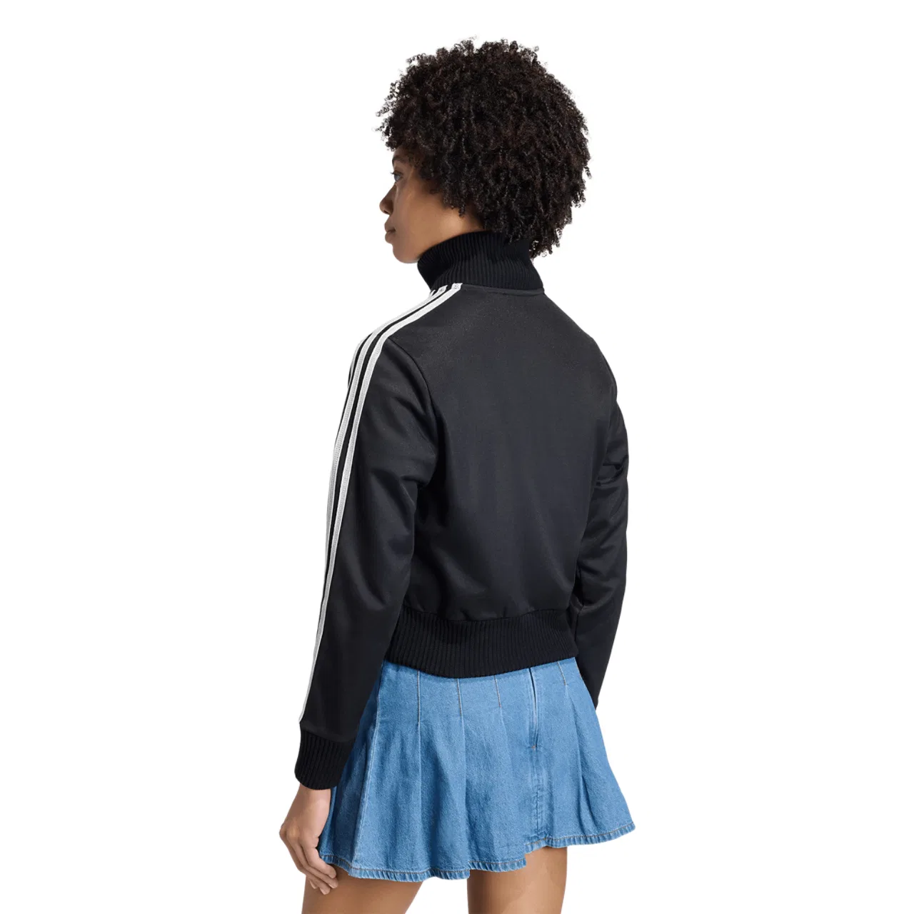 Женская куртка Firebird Knitted Crochet Track Top Adidas, черный — фото 2