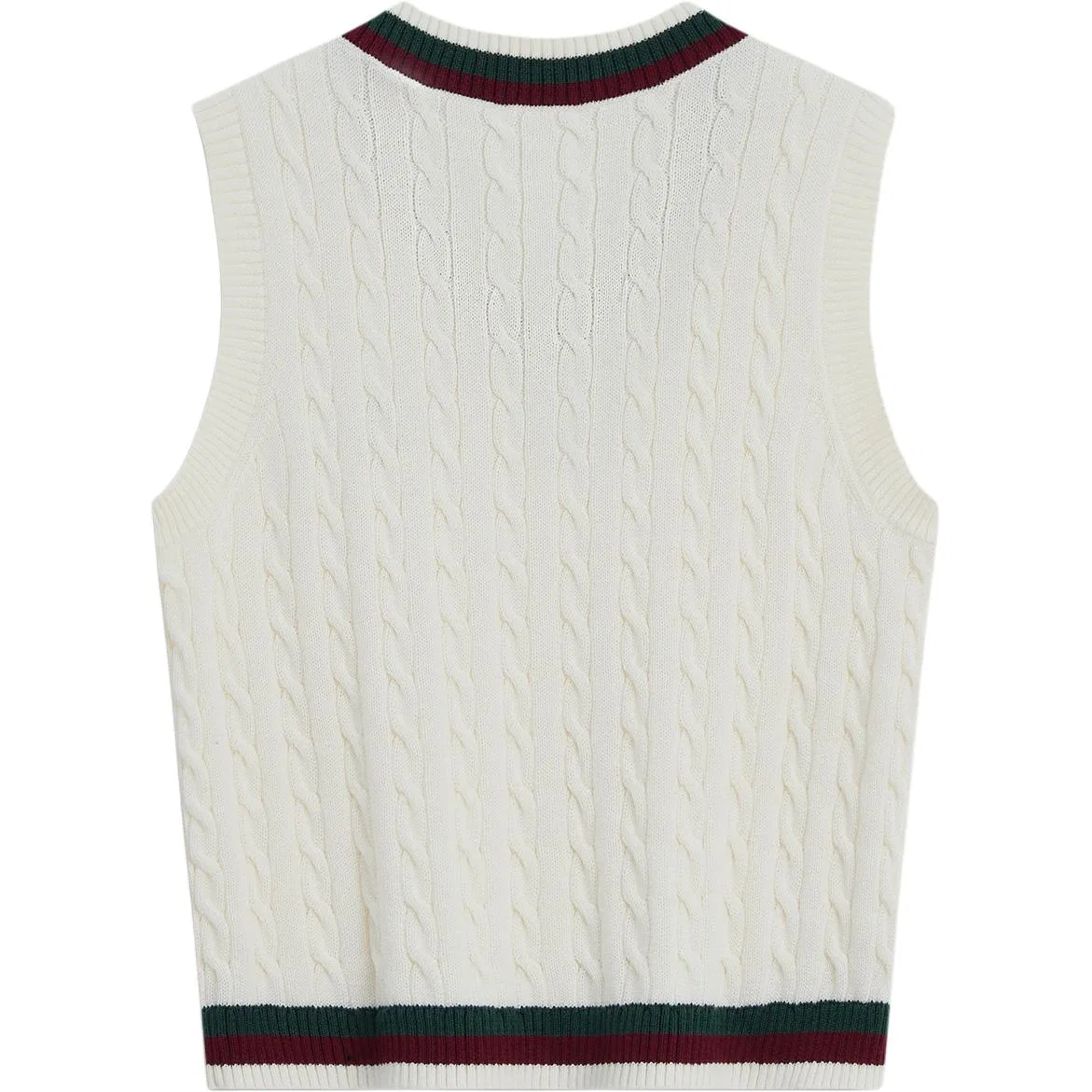 Детский свитер с V-образным вырезом Pre School Sweaters V Neck Moderate GAP, Ivory White — фото 3