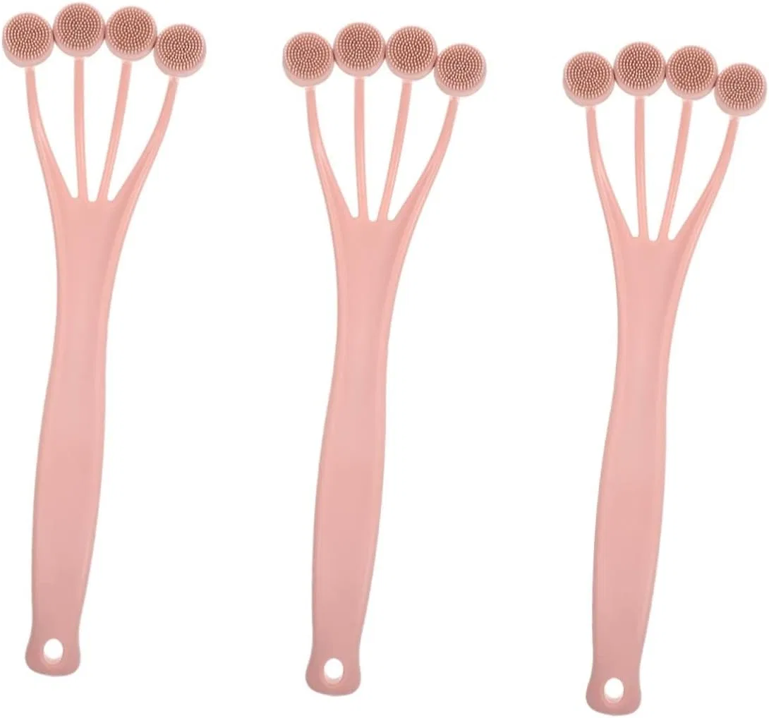 Щетка для тела силиконовая, 3 шт, Angoily, Rosax3pcs