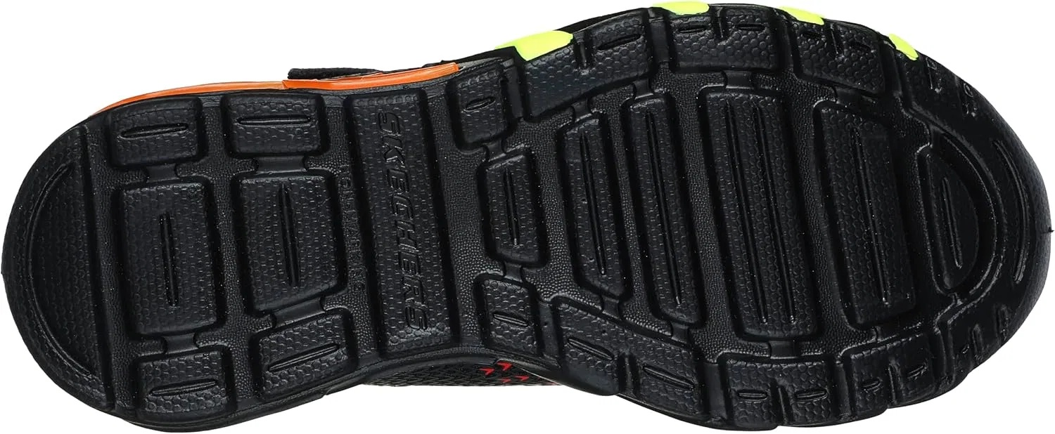 Детские кроссовки для мальчиков Flex-Glow Bolt Skechers, Black/Red — фото 4