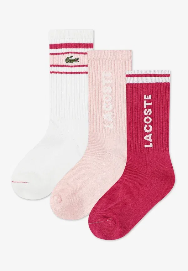 Полосатые носки унисекс, комплект из 3 пар Lacoste