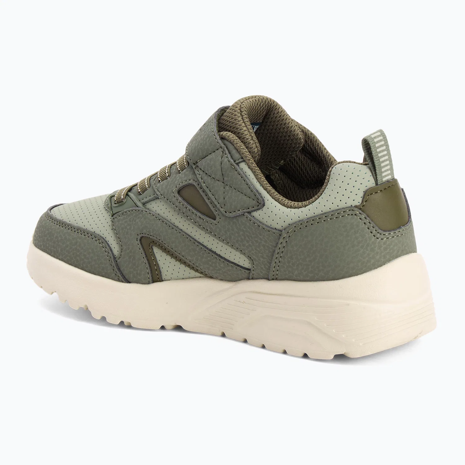 Детские кроссовки с липучкой и шнурками Uno Lite Echo Surge Skechers, Grun — фото 3
