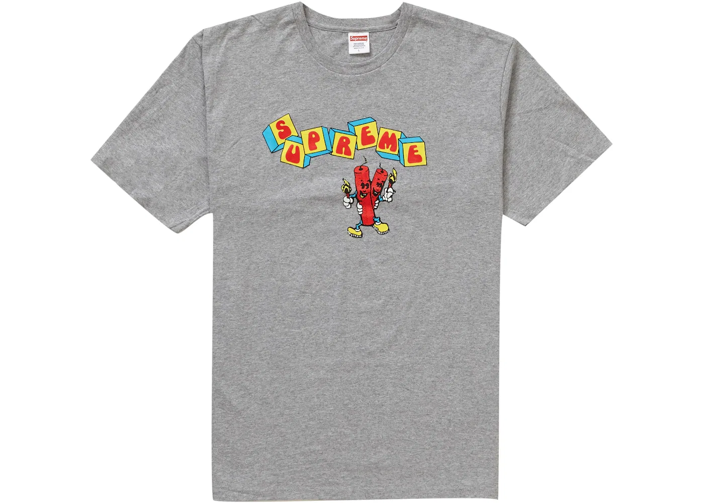 Мужская футболка с принтом Dynamite Supreme, Heather Grey