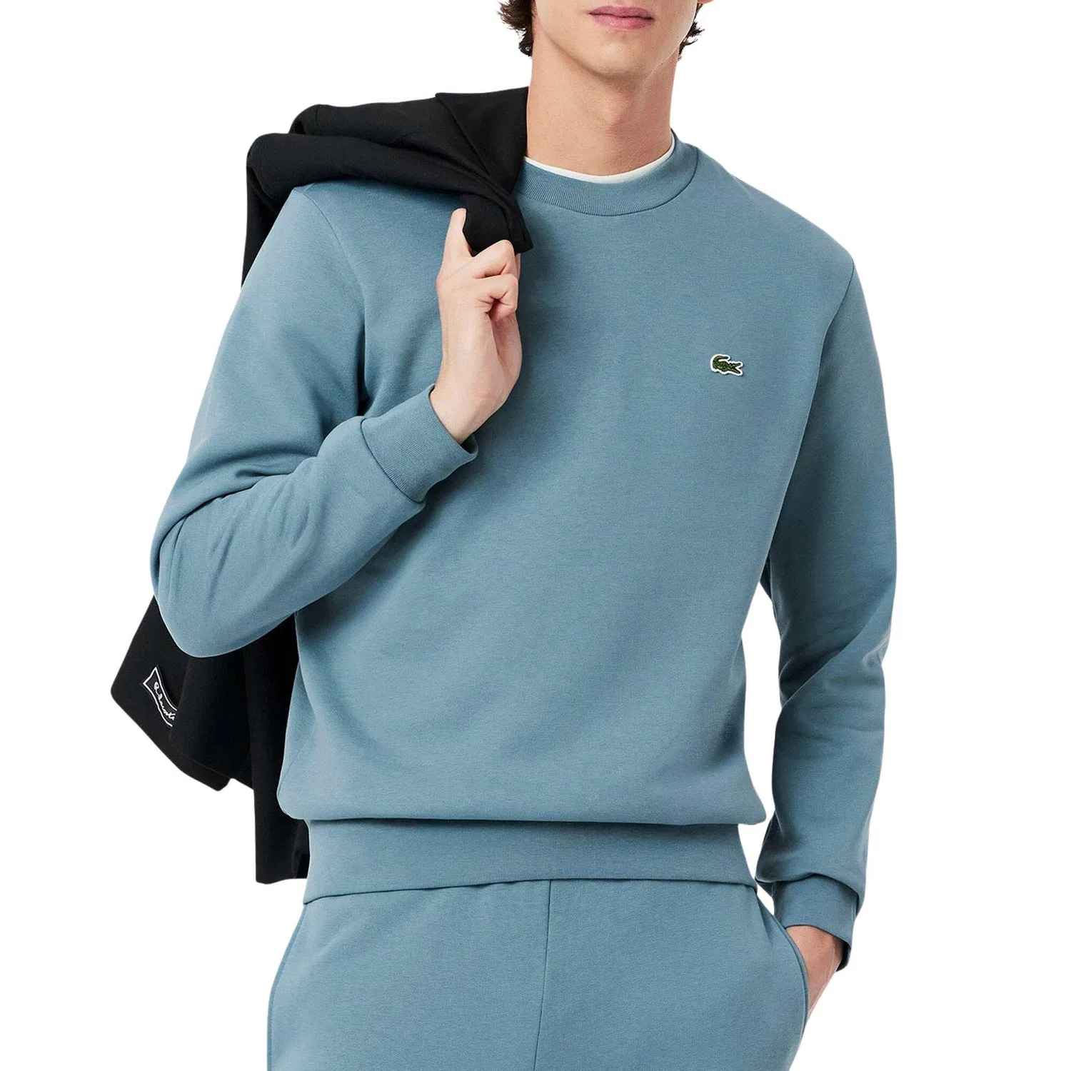 Мужской пуловер из био-хлопка Sport Lacoste, Bleu
