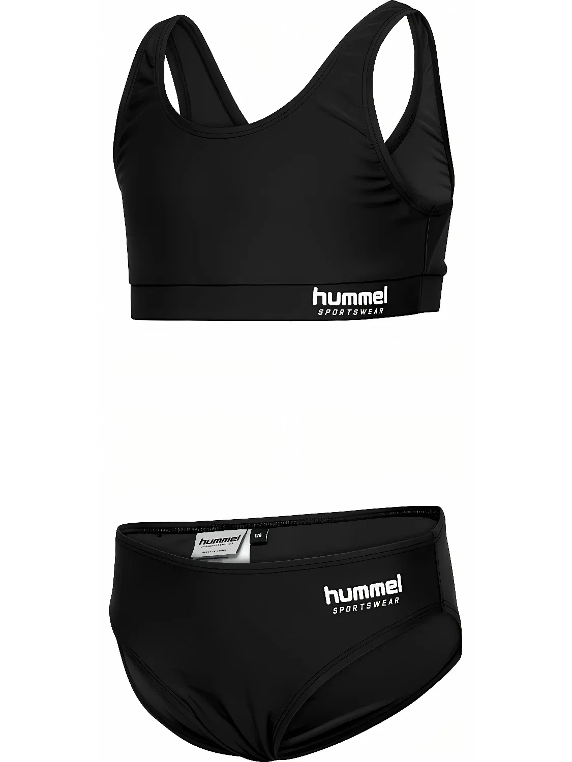 Плавки бикини сплошные Solid Bikini Hummel, черный — фото 2