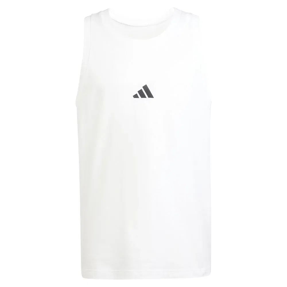 Футболка без рукавов Adidas Essentials Small Logo, белый — фото 3