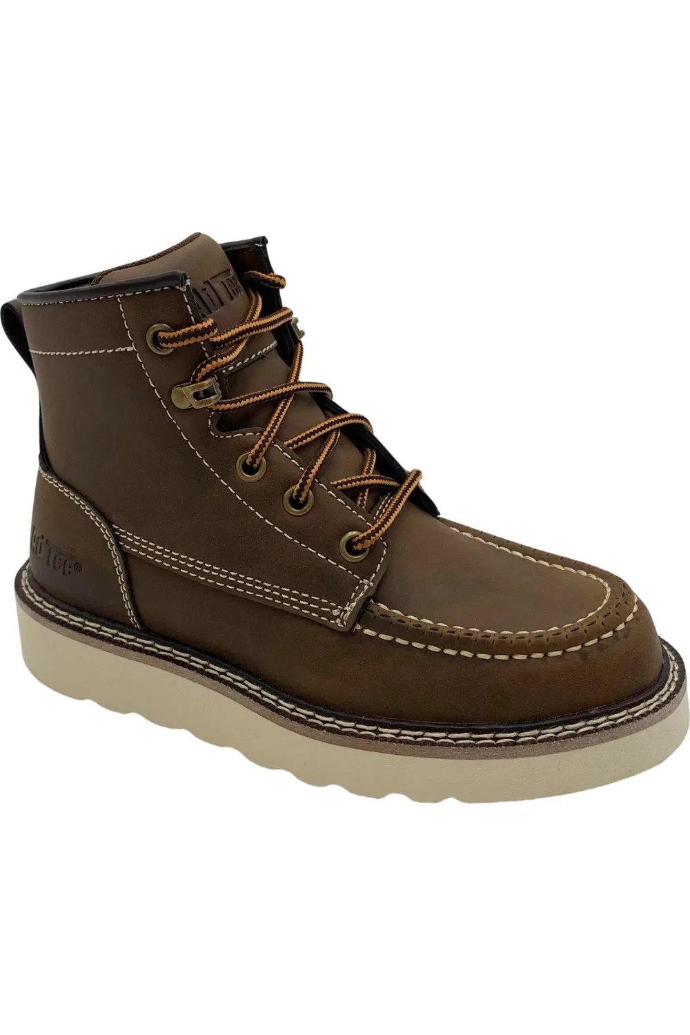 Детские ботинки рабочие с мыском Classic Moc Toe AdTec, коричневый