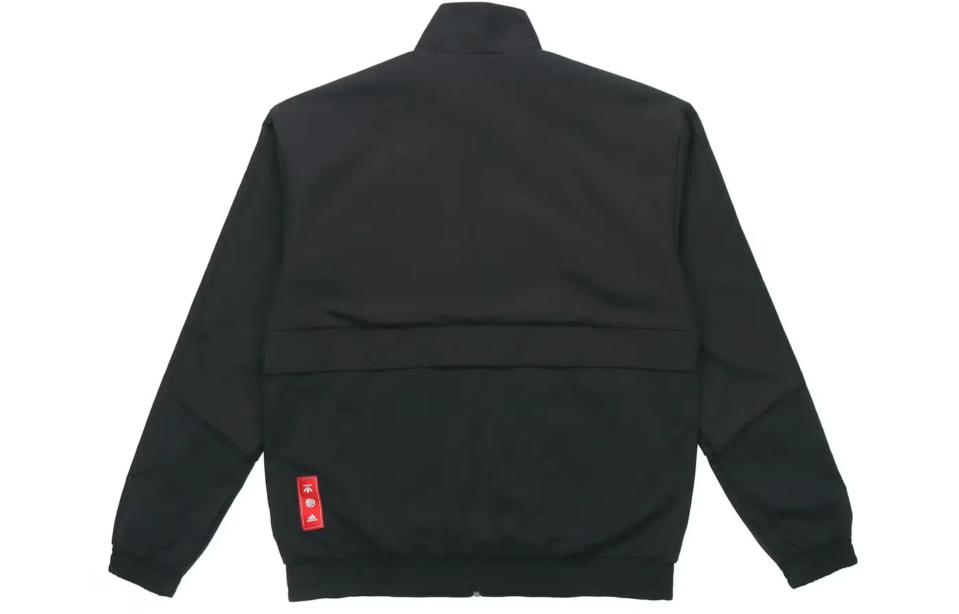 Куртка спортивная с воротником-стойкой на флисе Cny Jkt South Adidas, черный — фото 2