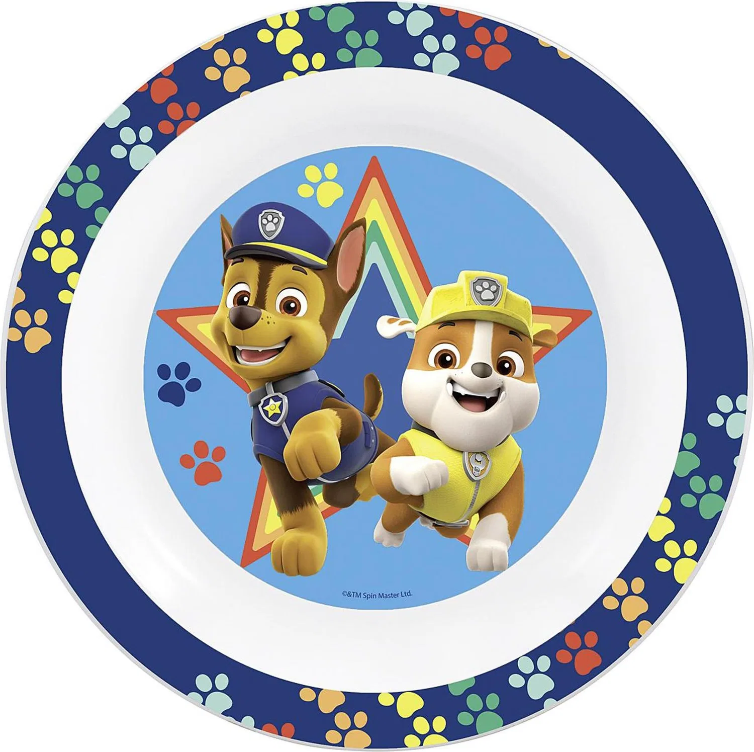 Детский набор посуды Paw Patrol из 3 предметов, полипропилен, Sonstige Verlage, синий — фото 4