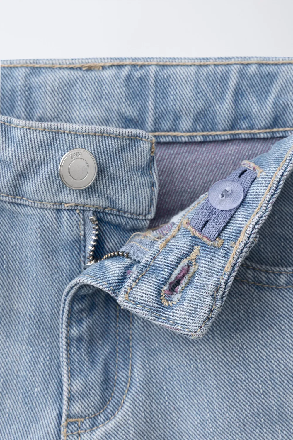 Прямые джинсы ZARA, Mid-Blue — фото 3