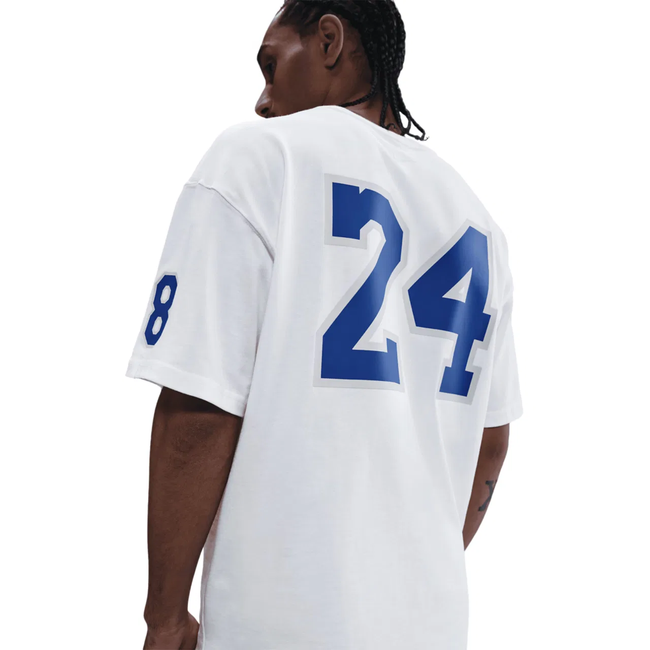 Футболка мужская Dodgers Kobe M90 Nike, цвет White/Game Royal — фото 4