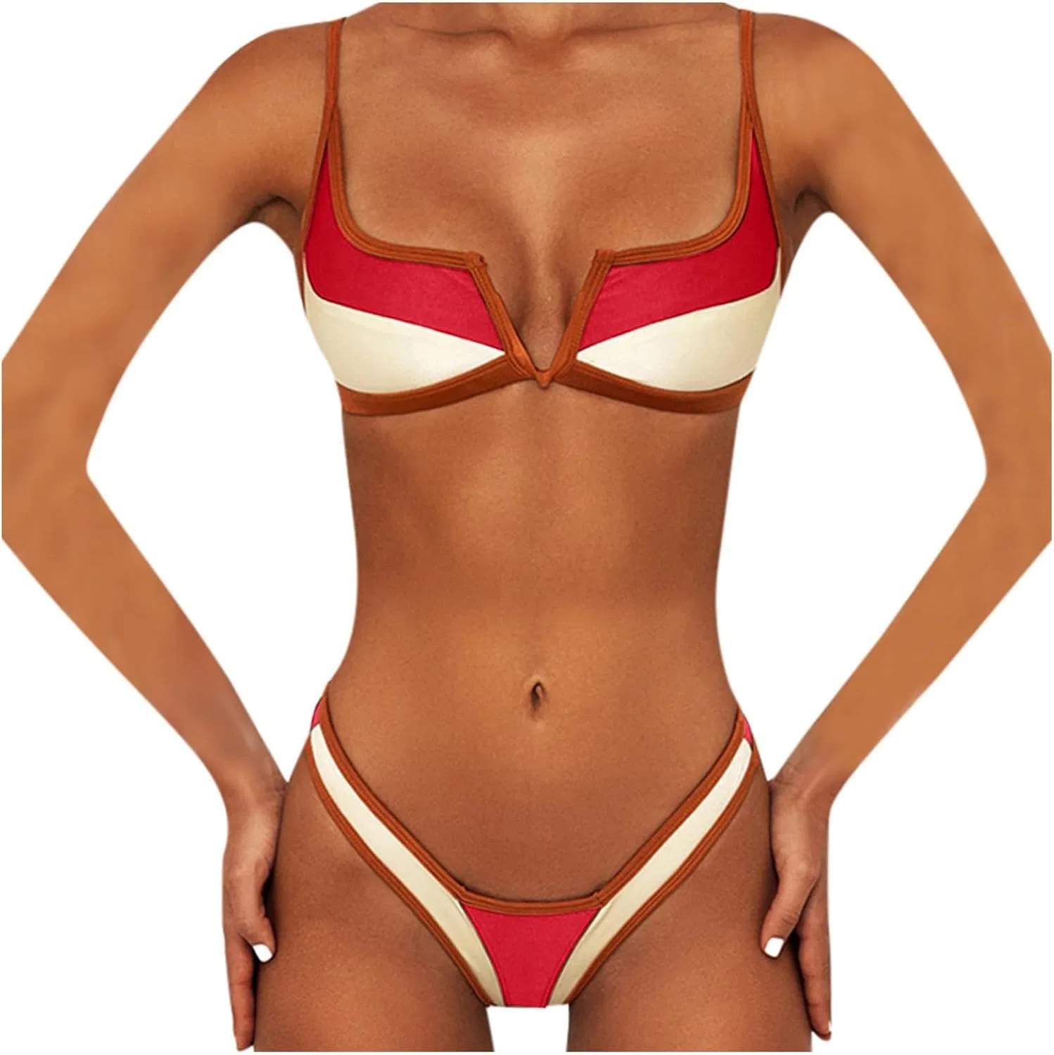 Женский бикини-комплект с принтом Quick Drying Stretchy Soft Graphic, Red