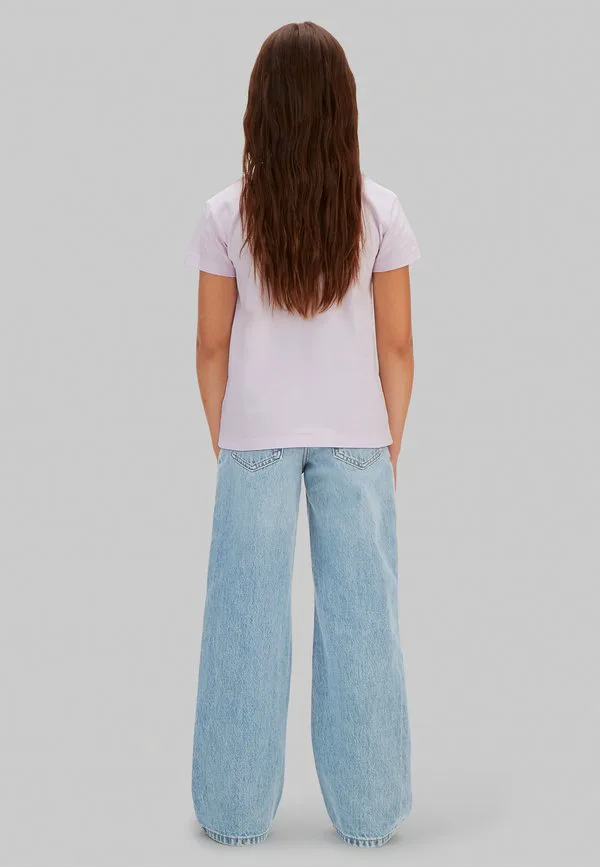 Футболка с логотипом Calvin Klein Jeans, Island Lilac — фото 3