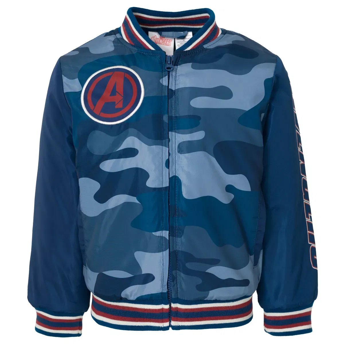 Детское пальто-бомбер с принтом Spider-Man Varsity Bomber Jacket Evergreen Classics, Blue