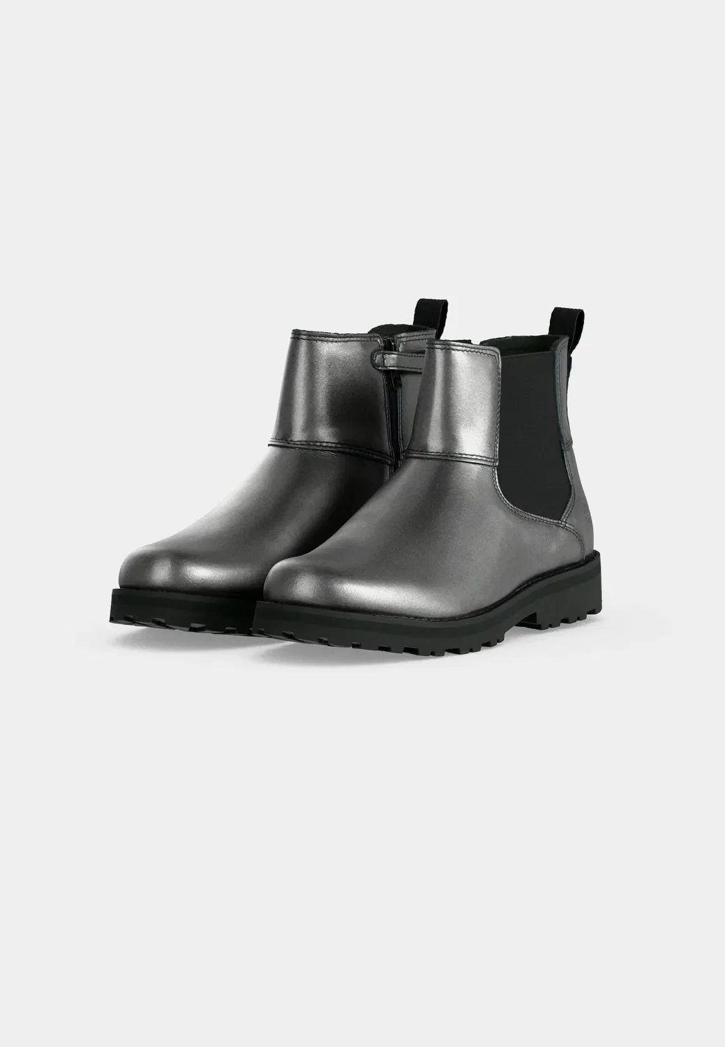 Ботинки Courma mid chelsea унисекс - классические ботильоны Timberland, Silver-Coloured — фото 3
